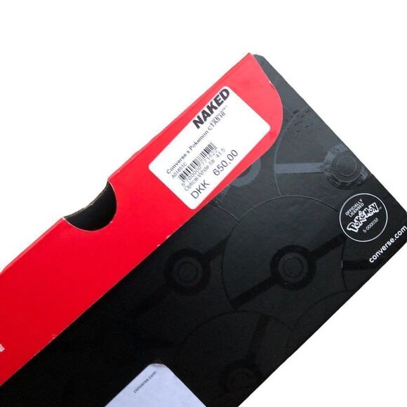 BRAND New Limited Edition Pokémon X Converse Poke Ball All Star High Size 10 - Picture 12 of 13